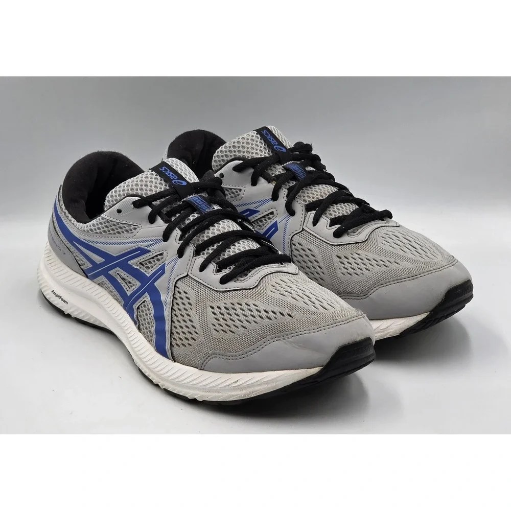 ASICS GEL-Contend 7 Mens Size 12 Piedmont Grey Blue Running Walking Shoes